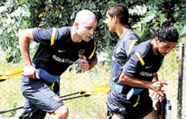 Silva entrena