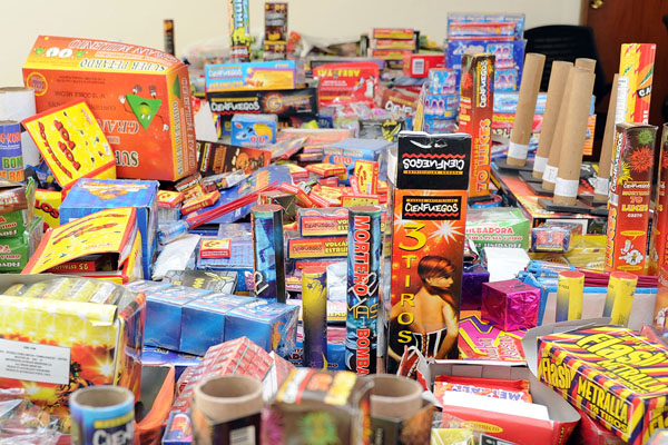 Recuerdan la prohibición de venta de pirotecnia