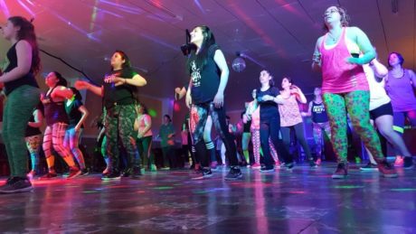 zumba solidaria a beneficio de conin
