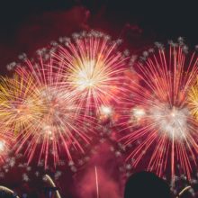 Shot during an international pyro-musical competition. Nothing short of magical.