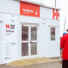 hisopados en el hospital modular