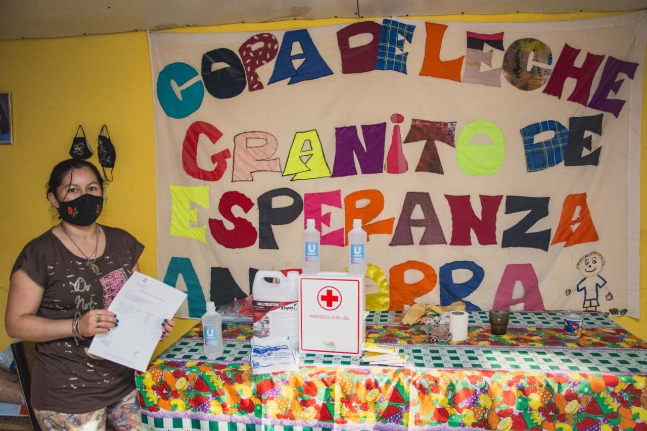 kits para botiquines e insumos sanitizantes a comedores y merenderos
