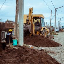 trabajos de agua cloaca y gas en la margen sur