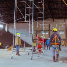avanza la obra del nuevo gimnasio maria auxiliadora en rio grande
