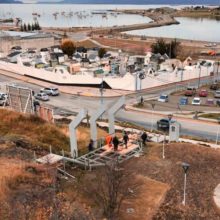 avanzan las obras en el paseo del centenario