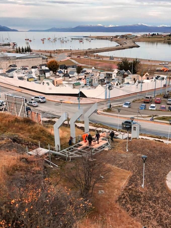 avanzan las obras en el paseo del centenario