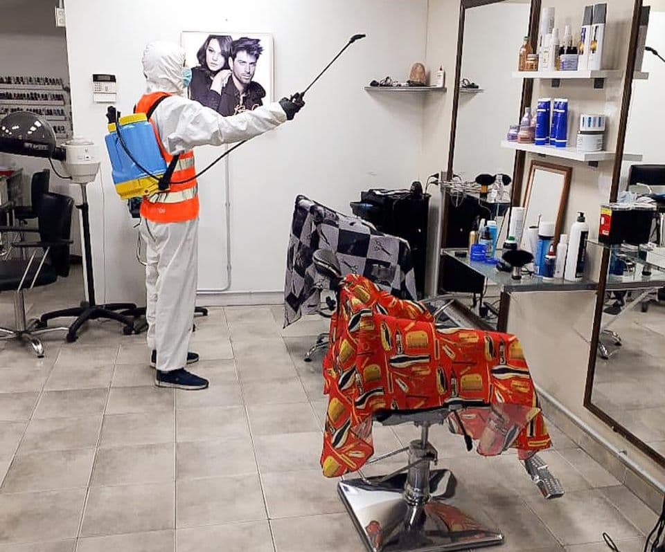 desinfecciones en peluquerias
