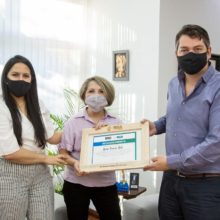el intendente recibio a leda soto y a beatriz beamonte
