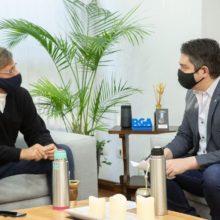 el intendente recibio al obispo de la diocesis de santa cruz y tierra del fuego