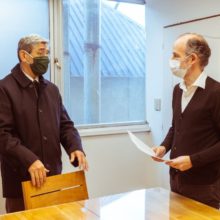 gobierno rubrico un acuerdo con el consejo profesional de agrimensura para implementar la firma digital