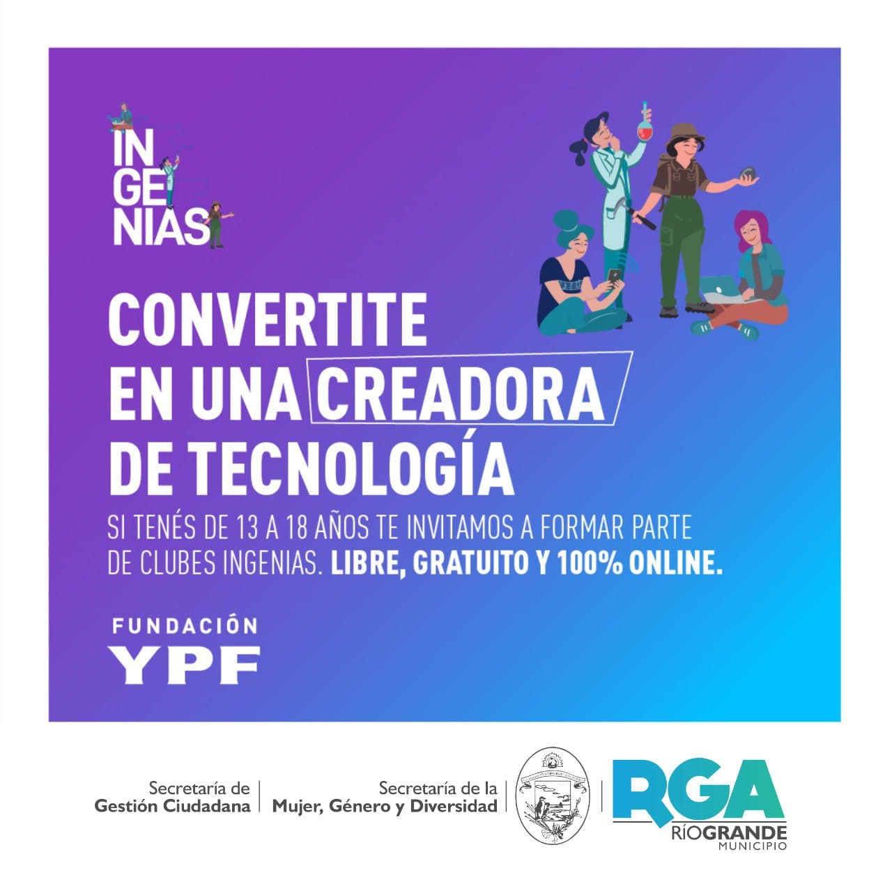 inscripciones para formar parte del club ingenias
