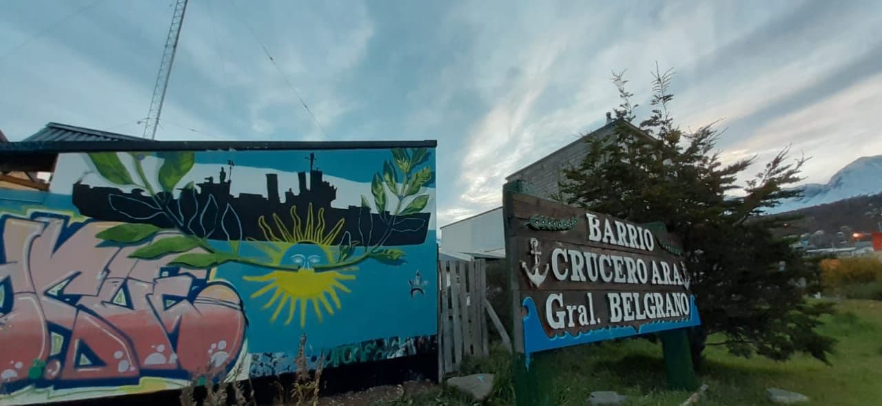 nuevo mural en homenaje al ara general belgrano
