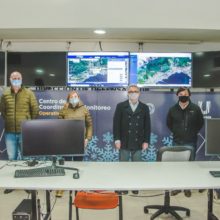 puesta a punto del centro de monitoreo del operativo invierno de la municipalidad de ushuaia