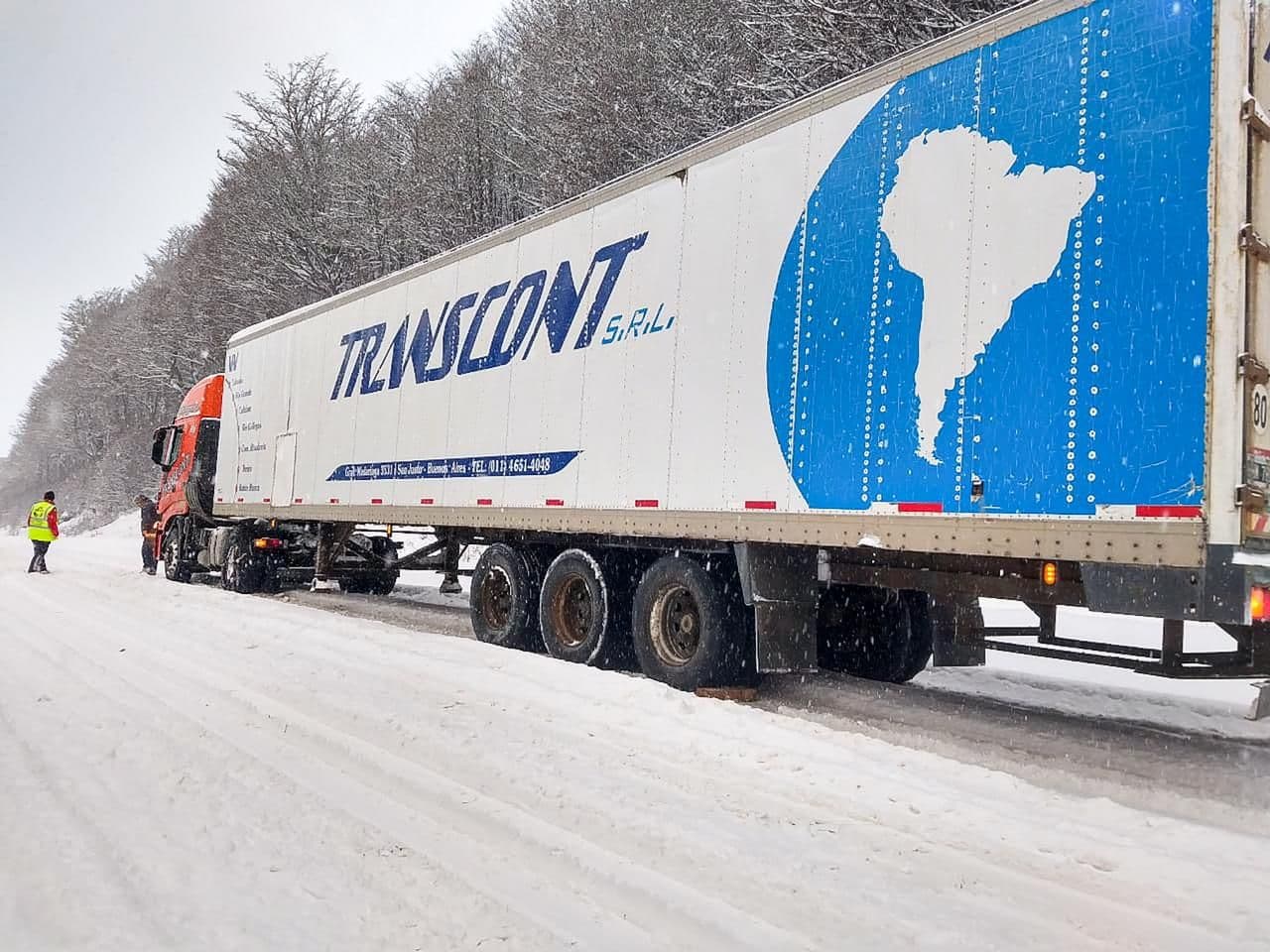 ruta 3 camion nieve