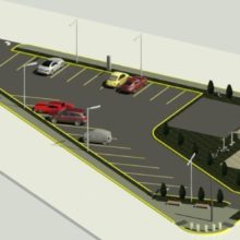 se construira un nuevo estacionamiento publico con estacion saludable sobre pellegrini