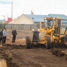 se iniciaron trabajos para el acondicionamiento de la pista de atletismo en el predio del bim 5