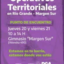 se realizaran los operativos territoriales del programa nacional acompanar