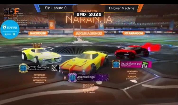torneo rocket league imd 2021