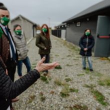 voluntarias y voluntarios recorrieron el edificio nuevo de zoonosis
