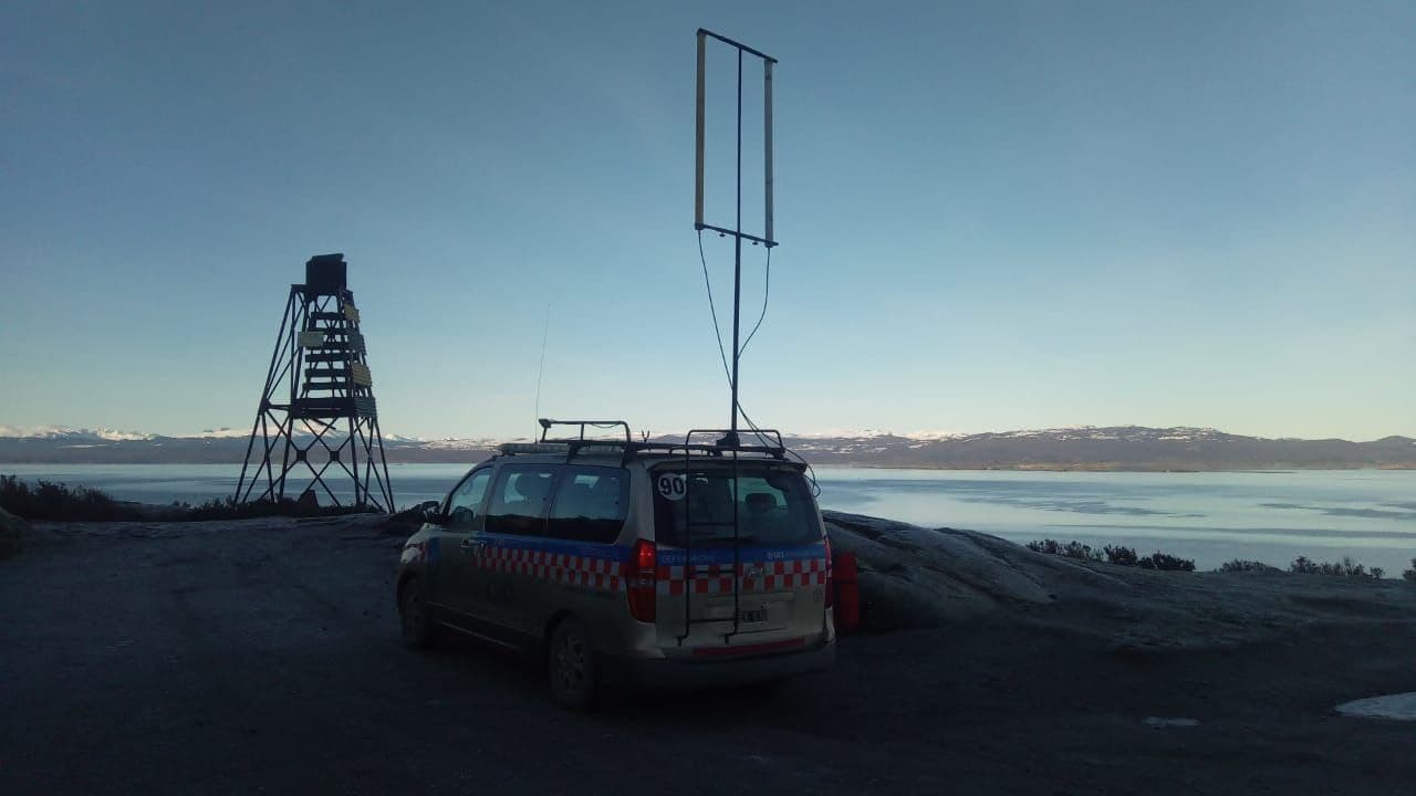 a comision de auxilio de ushuaia participo del rescate de una persona lesionada en estancia tunel