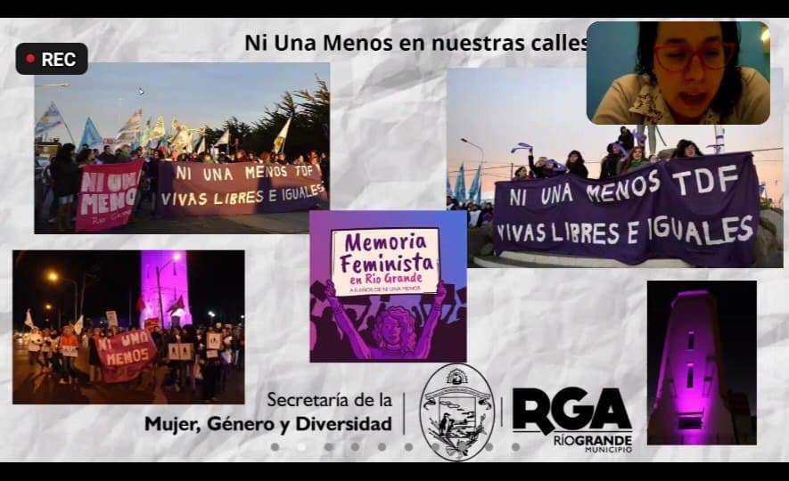 charla memoria feminista a 6 anos de ni una menos