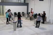 comenzaron los talleres de percusion la familia del tambor