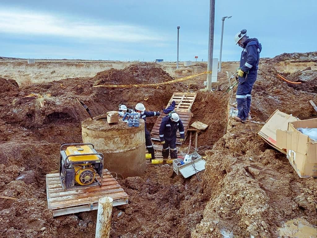 gobierno esta en la etapa final de la red de gas natural en la urbanizacion san martin norte