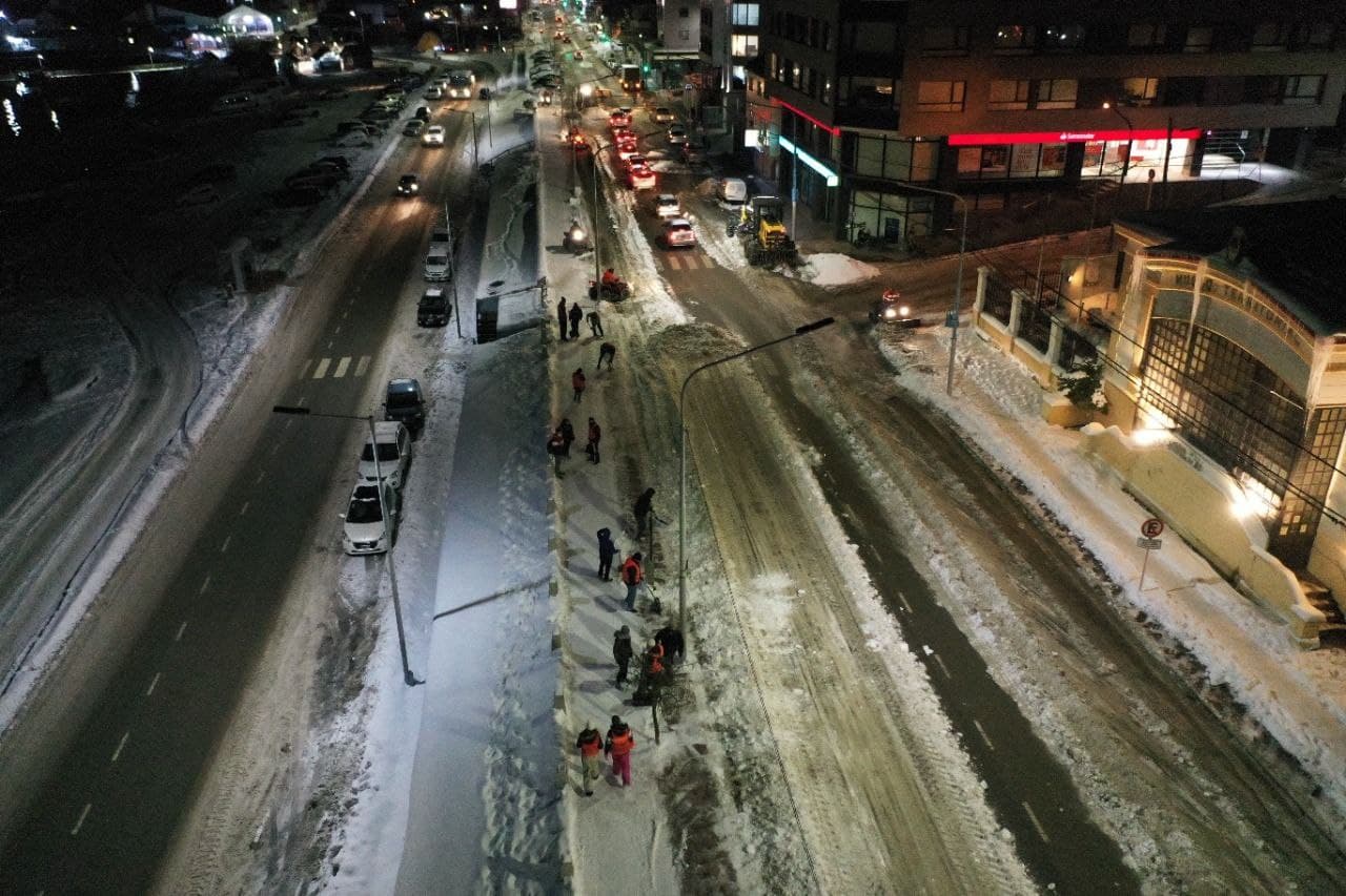 la limpieza de la avenida maipu