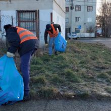 operativo de limpieza en distintos barrios de la ciudad