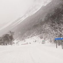 ruta 3 con nieve