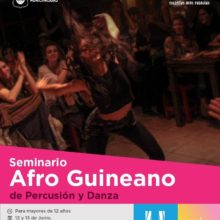 seminario afro guineano de danza y percusion