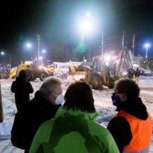 trabajos de limpieza del operativo invierno