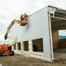 trabajos en el sum de las escuelas n 20 y n 26 de rio grande