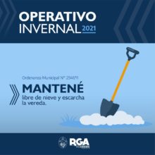 veredas libres de nieve o hielo