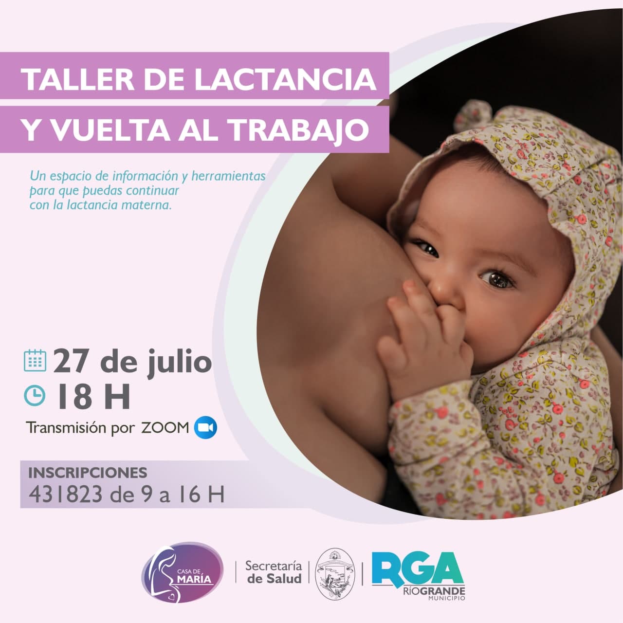 casa de maria inician los ciclos de talleres en lactancia y alimentacion