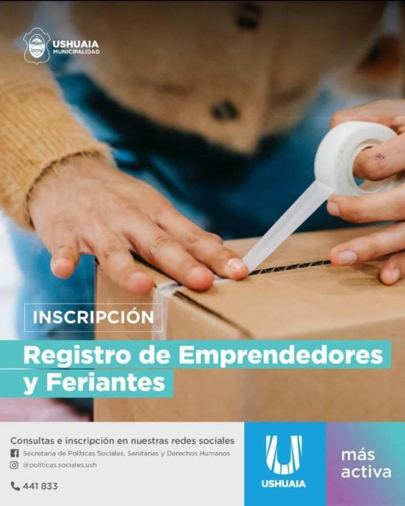 la municipalidad de ushuaia abre el registro unico para emprendedores y emprendedoras de la ciudad
