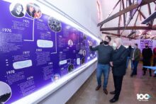 martin perez junto al ex intendente nestor nogar reinaguraron el museo virginia choquintel