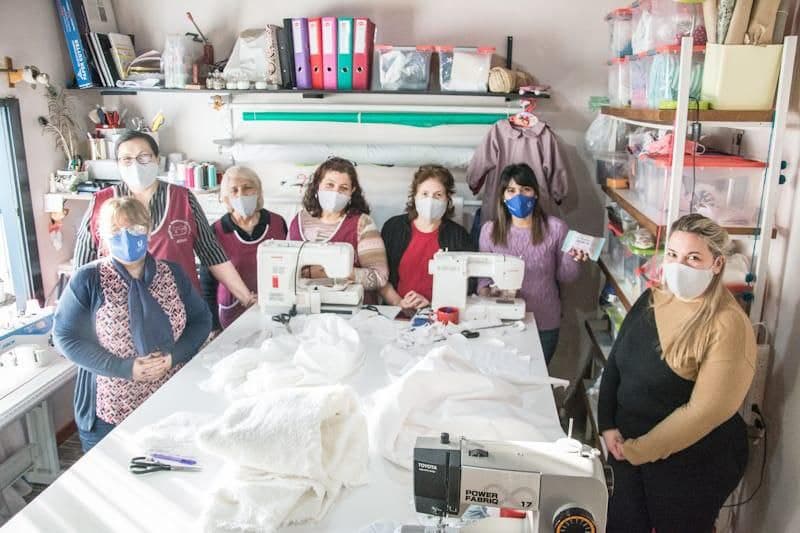 mujeres cooperativistas producen elementos de gestion menstrual sustentables
