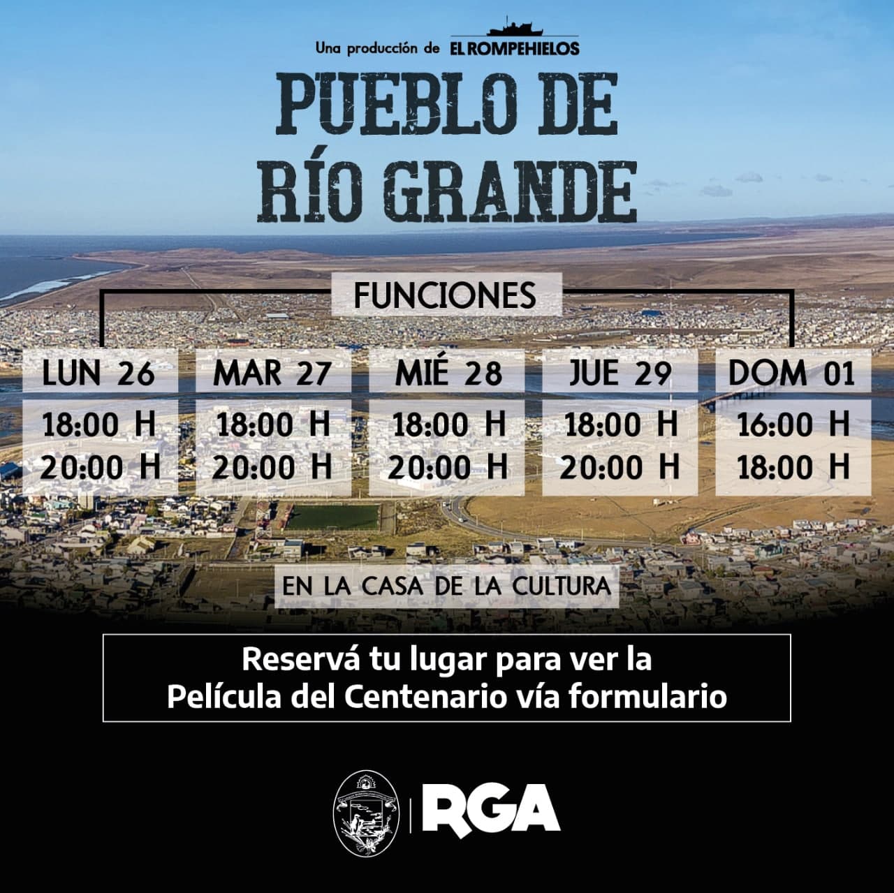 ultimas funciones para ver la pelicula del centenario 1