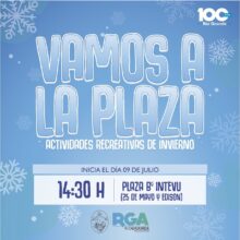 vamos a la plaza el municipio acerca jornadas recreativas de invierno a los barrios