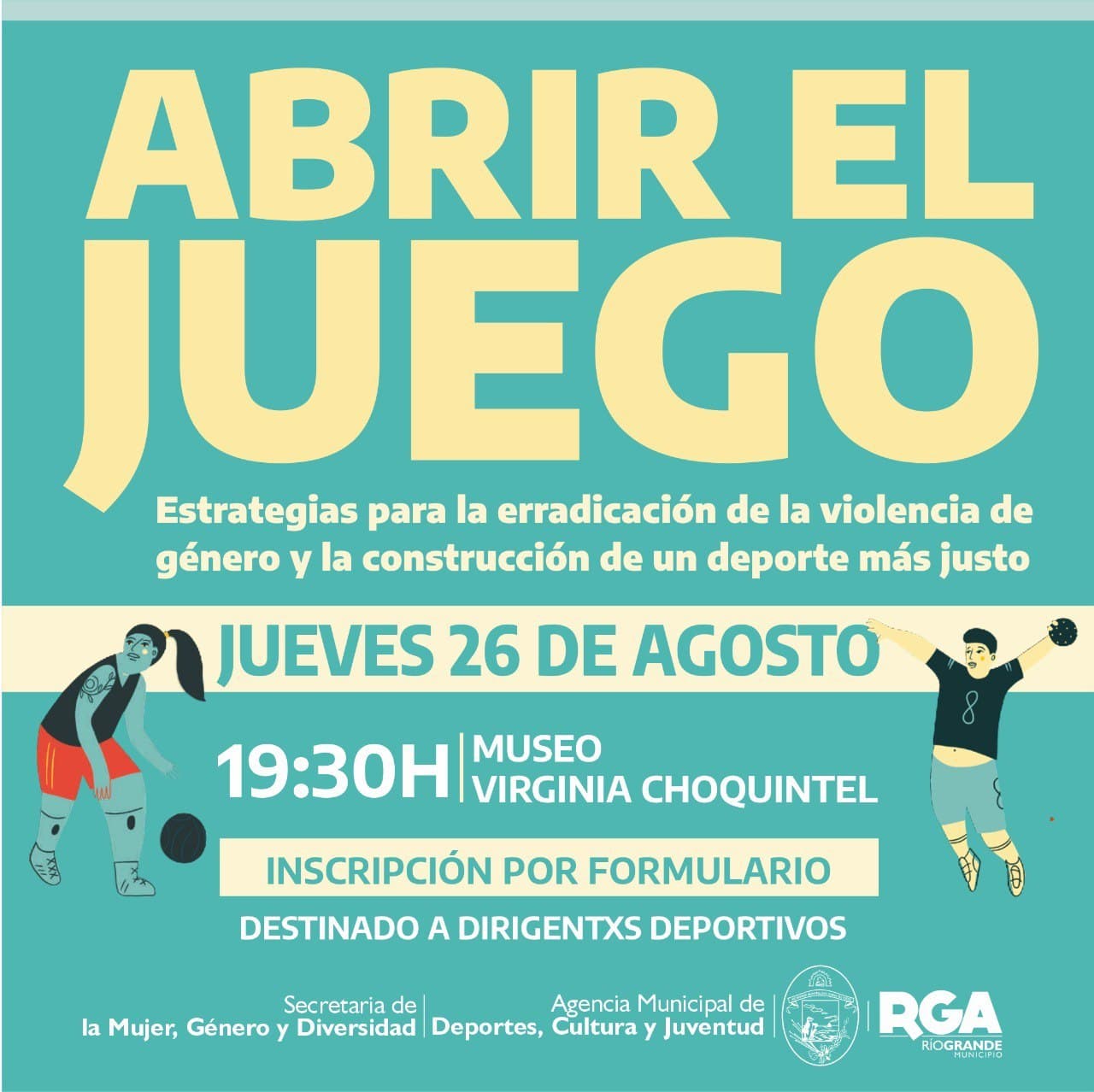 abrir el juego comenzaran las capacitaciones en genero