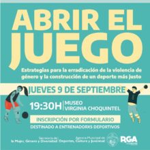 abrir el juego continuan las capacitaciones en genero