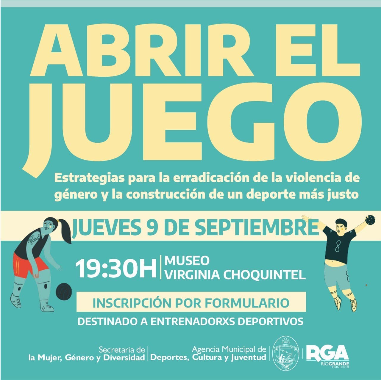 abrir el juego continuan las capacitaciones en genero