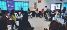 el equipo de la secretaria de la mujer se reunio con la junta vecinal del barrio kaupen