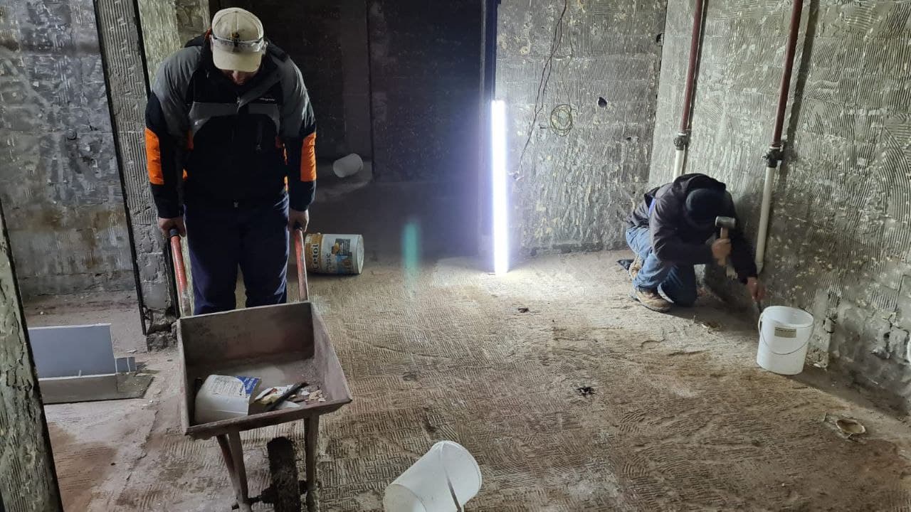 el municipio de ushuaia inicio trabajos en gimnasios y polideportivos