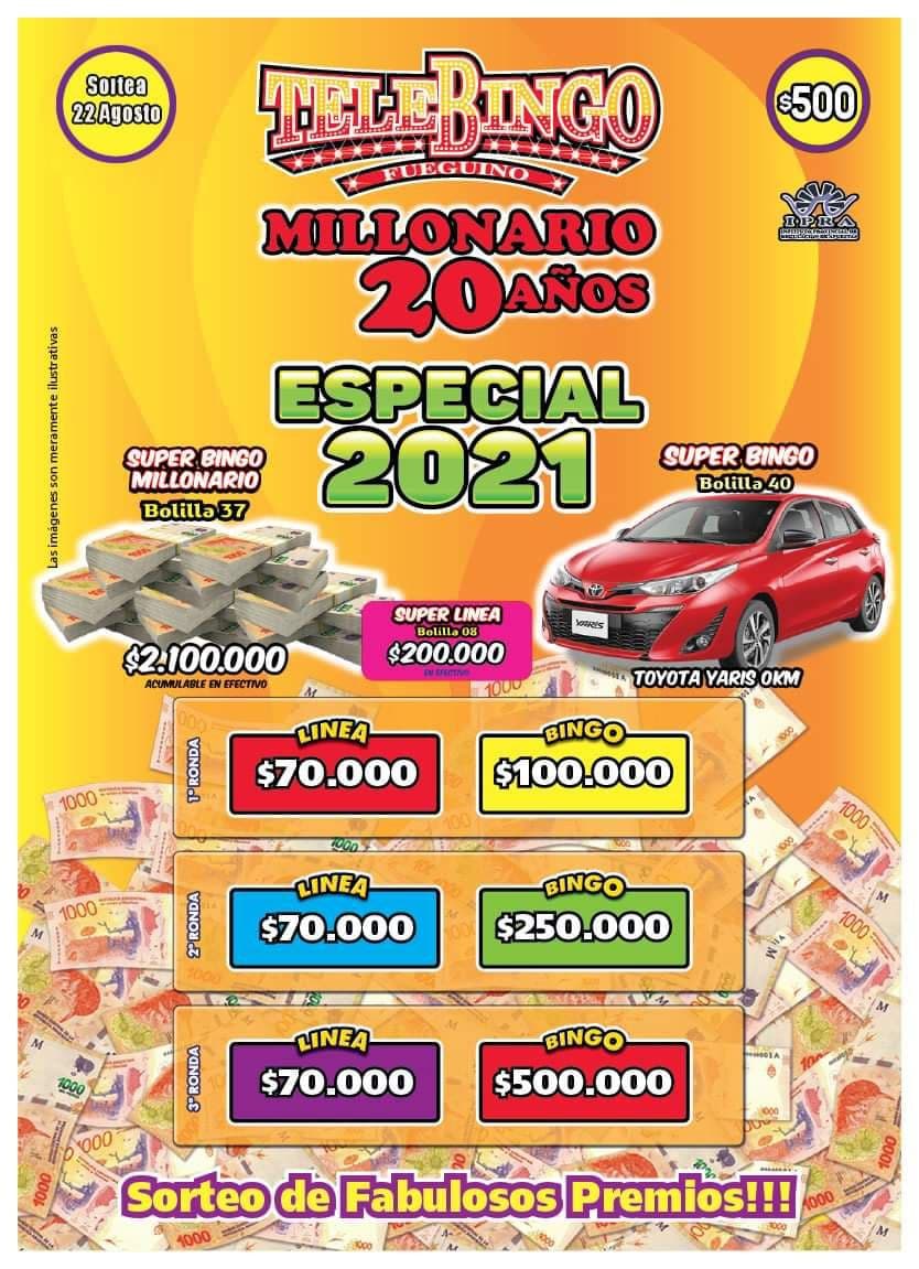 el proximo domingo sortea una nueva edicion del telebingo fueguino