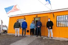 la ministra de obras publicas presento las nuevas oficinas de intervencion comunitaria en margen sur en rio grande