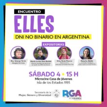 se realizara el encuentro elles dni no binario en argentina