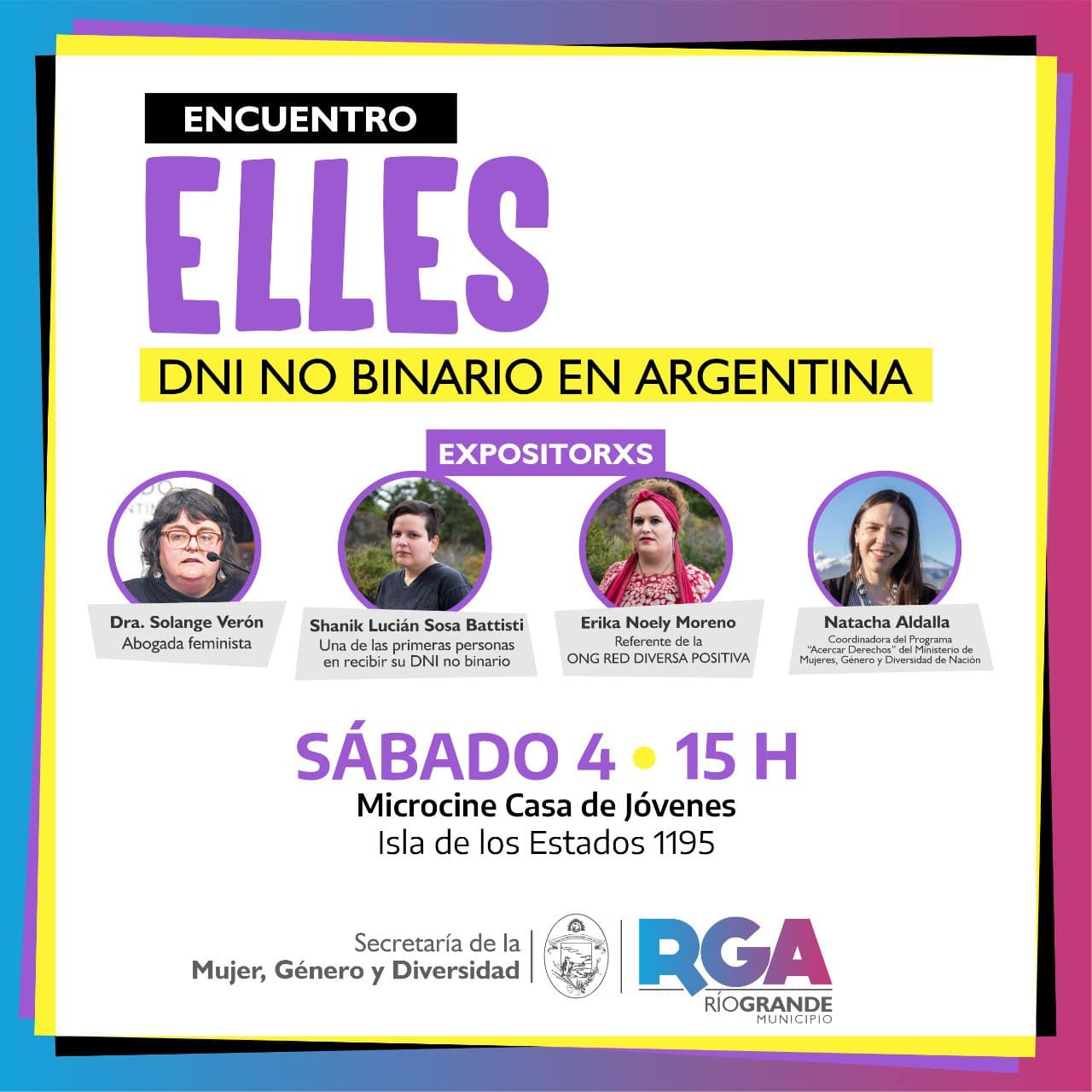 se realizara el encuentro elles dni no binario en argentina
