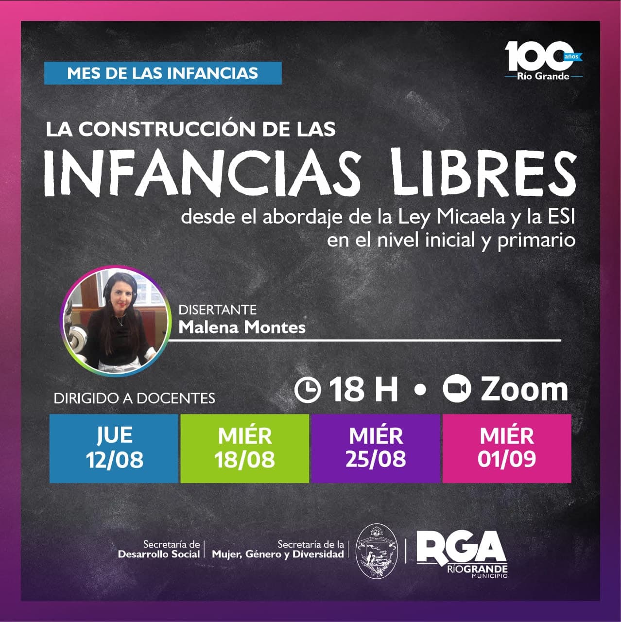se realizara una capacitacion sobre la construccion de las infancias libres